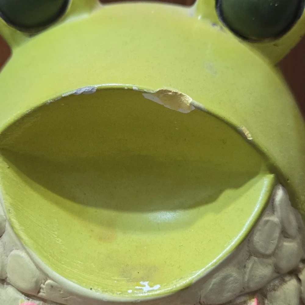Vintage Cookie Jar Holt Howard Anthropomorphic Frog 9